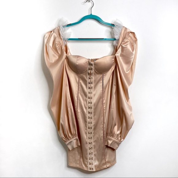 Fashion Nova Current Reigning Mini Dress - Blush - Picture 4 of 14